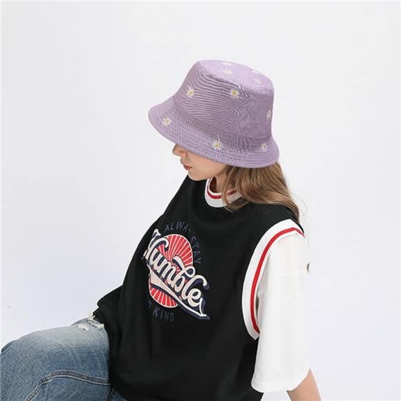 Cute Bucket Hat Reversible Double-Side-Wear 010 - Picture 1 of 4